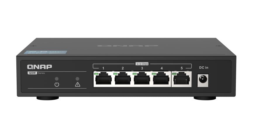 QNAP QSW-1105-5T 5-Port 2.5GbE Network Switch