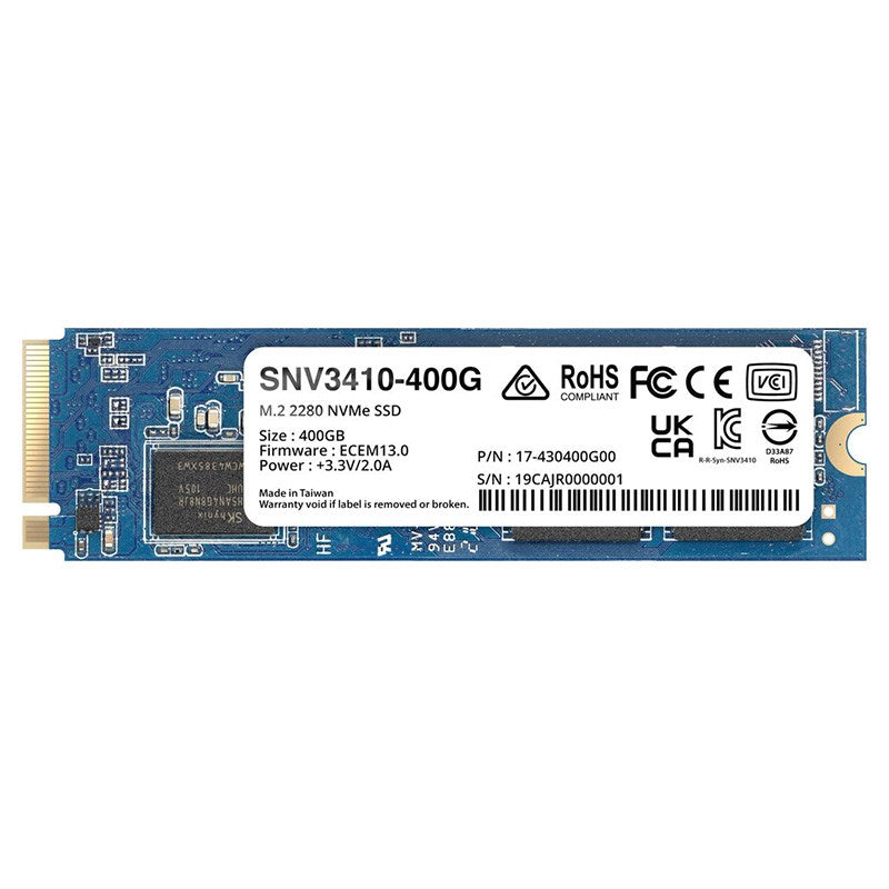 Synology SNV3000 M.2 NVMe SSD 400GB