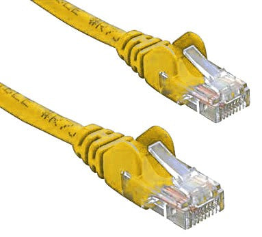 8ware Cat5e Ethernet Patch Cord 0.5m Yellow