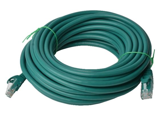 8Ware CAT6 Cable 20m Green RJ45 Ethernet Patch Cord