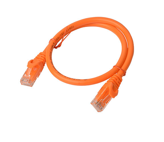 8Ware CAT6A 0.25m Ethernet Patch Cable Orange
