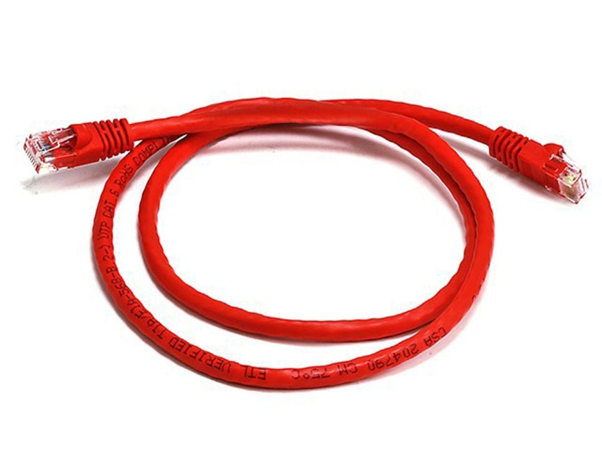 8Ware CAT6A Patch Cable 0.25m RJ45 Red