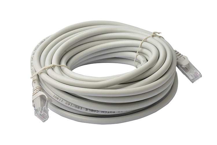 8Ware CAT6A Cable 10m Grey RJ45 Ethernet Patch Cord