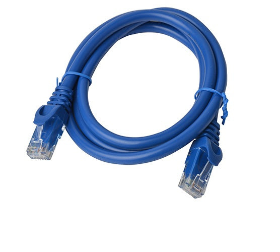 8Ware CAT6A Cable 1m Blue RJ45 Patch Cord