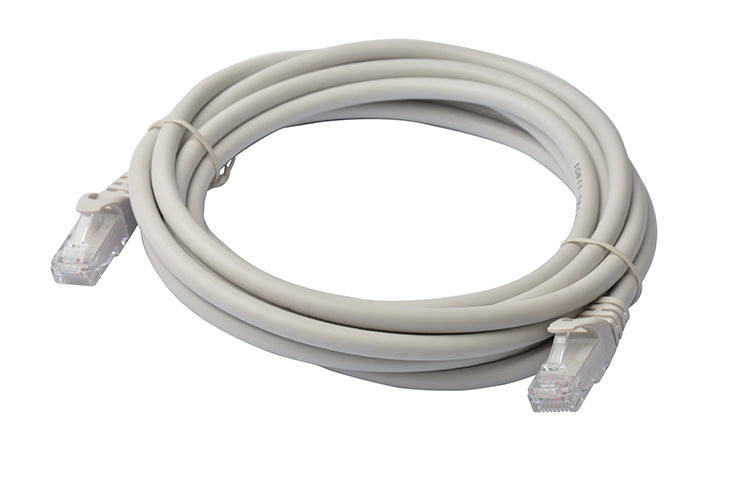 8Ware CAT6A Cable 3m Grey RJ45 Ethernet Patch Cord