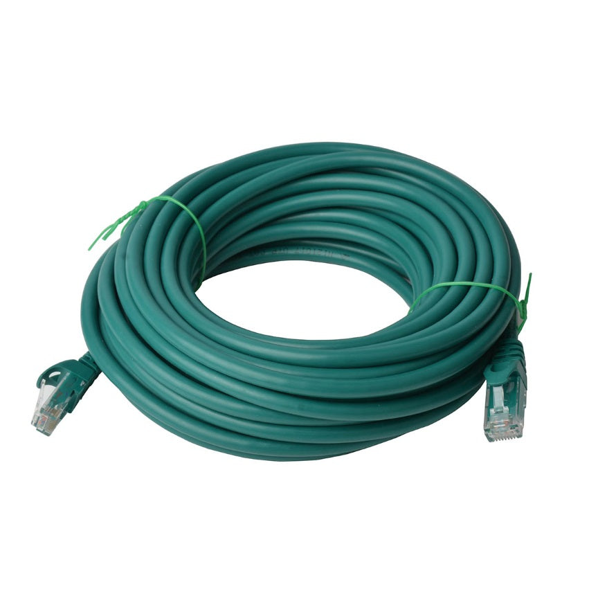 8Ware CAT6A Cable 50m Green RJ45 Ethernet