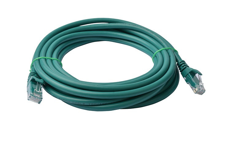 8Ware CAT6A 5m Ethernet Patch Cord - Green