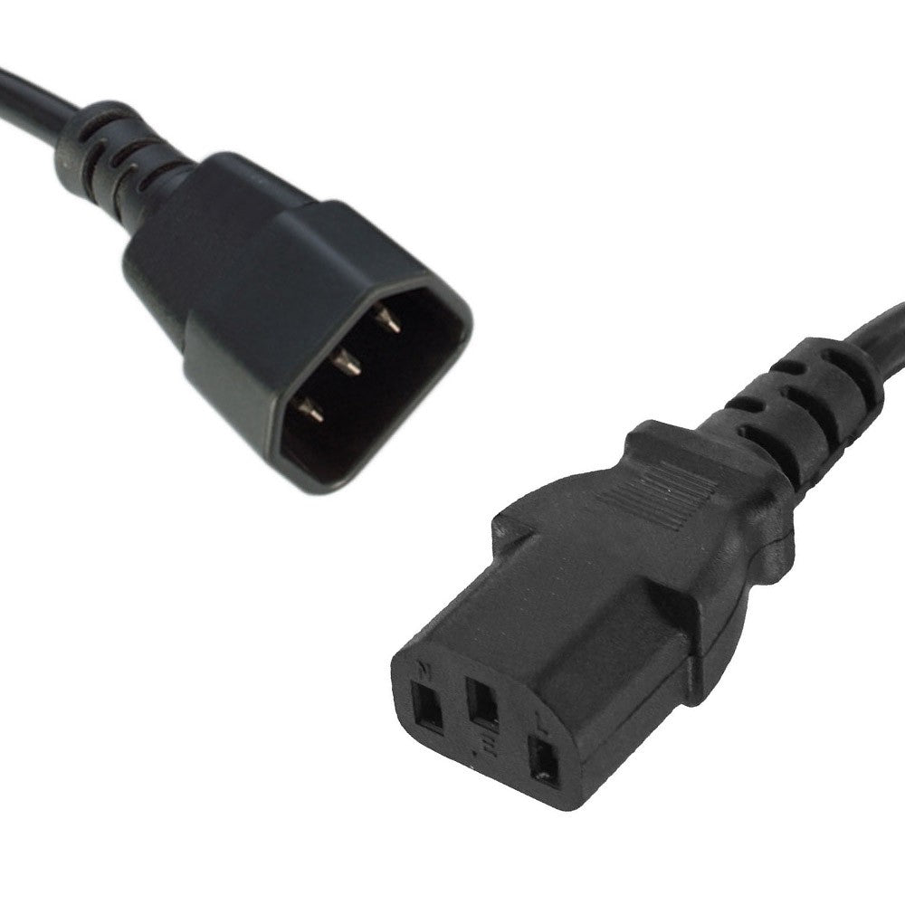 8Ware Power Cable Extension IEC C14 to C13 2m