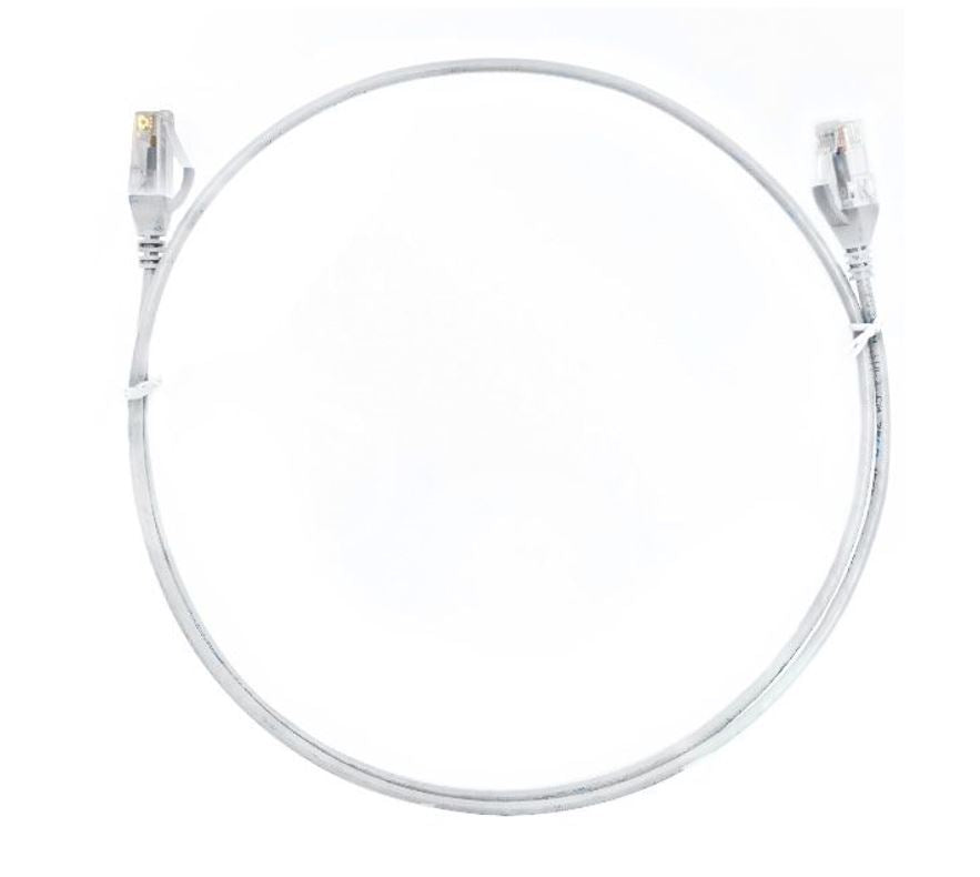 8ware CAT6 Ultra Thin Slim Cable 15m White