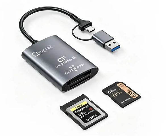 Oxhorn USB 3.2 Gen 2 CF Express & SD Card Reader