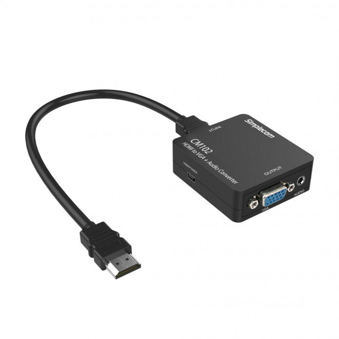 Simplecom CM102 HDMI to VGA + Audio Converter