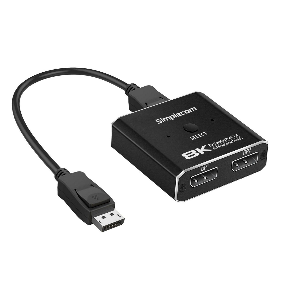 Simplecom CM202 Bi-Directional DisplayPort Switch DP 1.4 8K
