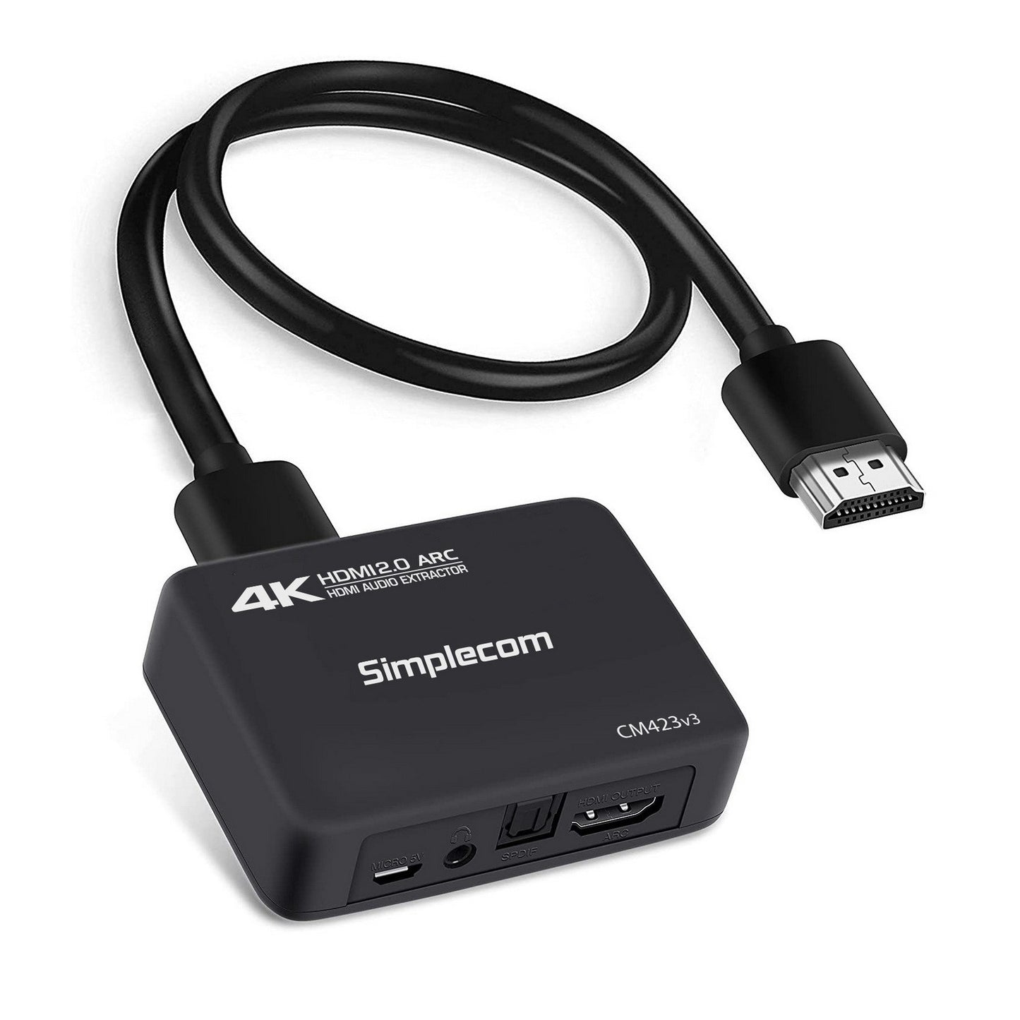 Simplecom CM423v3 HDMI Audio Extractor with Optical SPDIF