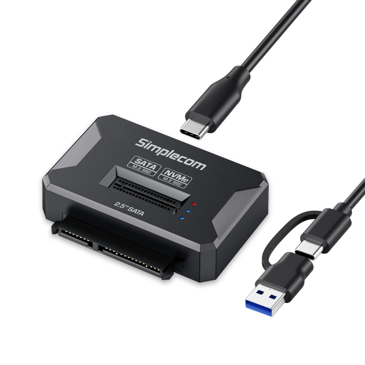 Simplecom SA516 NVMe/SATA Dual Slot M.2 SSD USB Adapter