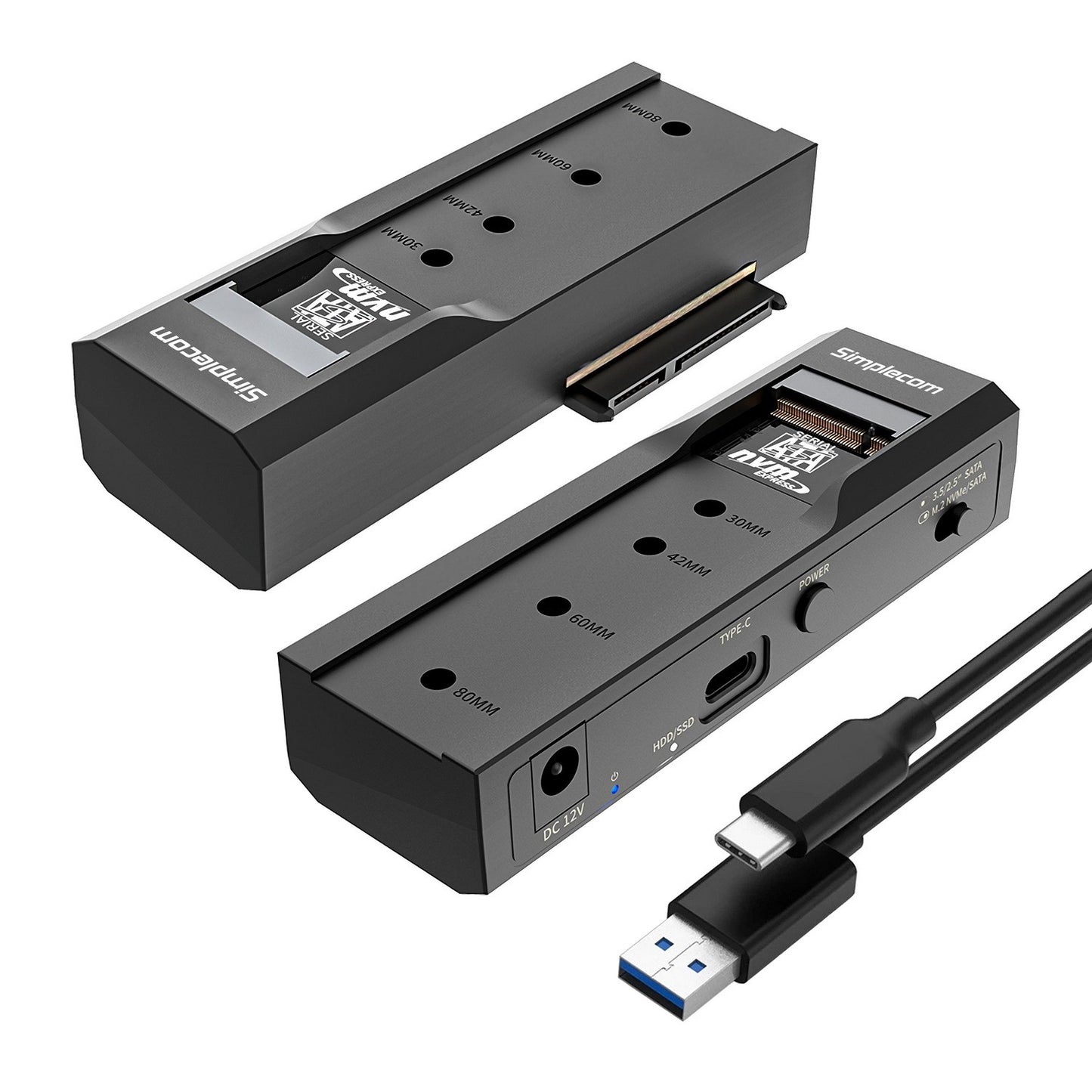 Simplecom SA536 USB 3.2 M.2 and SATA Adapter