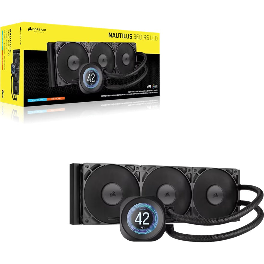 Corsair NAUTILUS 360 RS LCD Liquid CPU Cooler