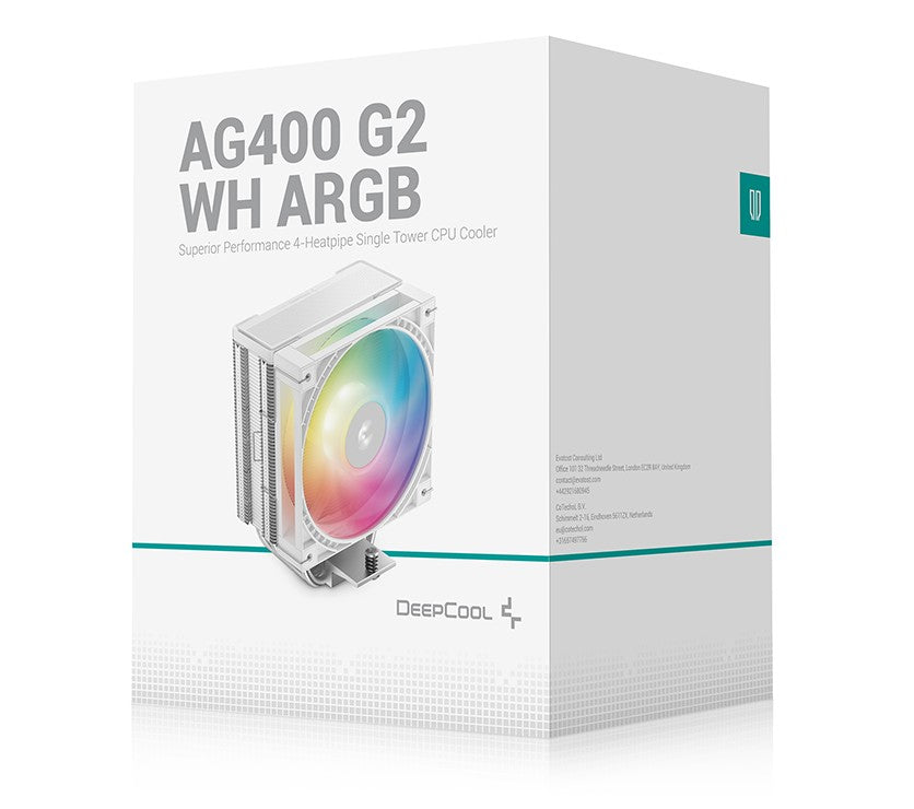 DeepCool AG400 ARGB G2 WH CPU Cooler