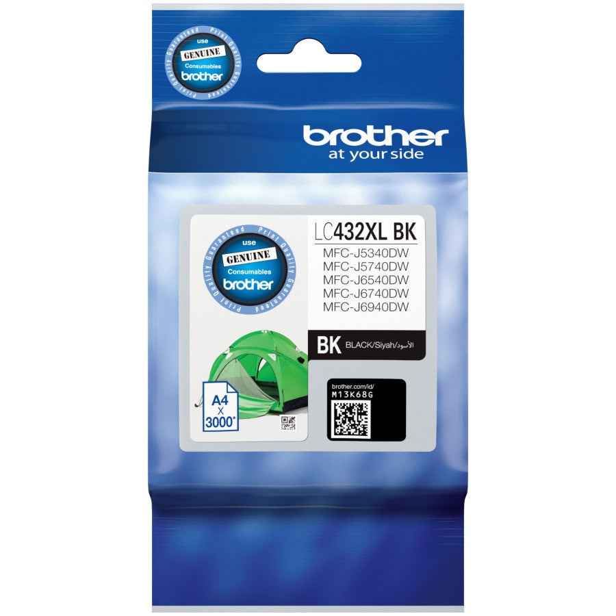 Brother LC-432XLBK Black Ink Cartridge