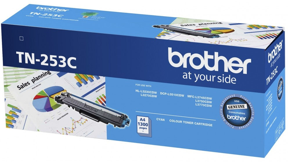 Brother TN-253C Cyan Toner Cartridge