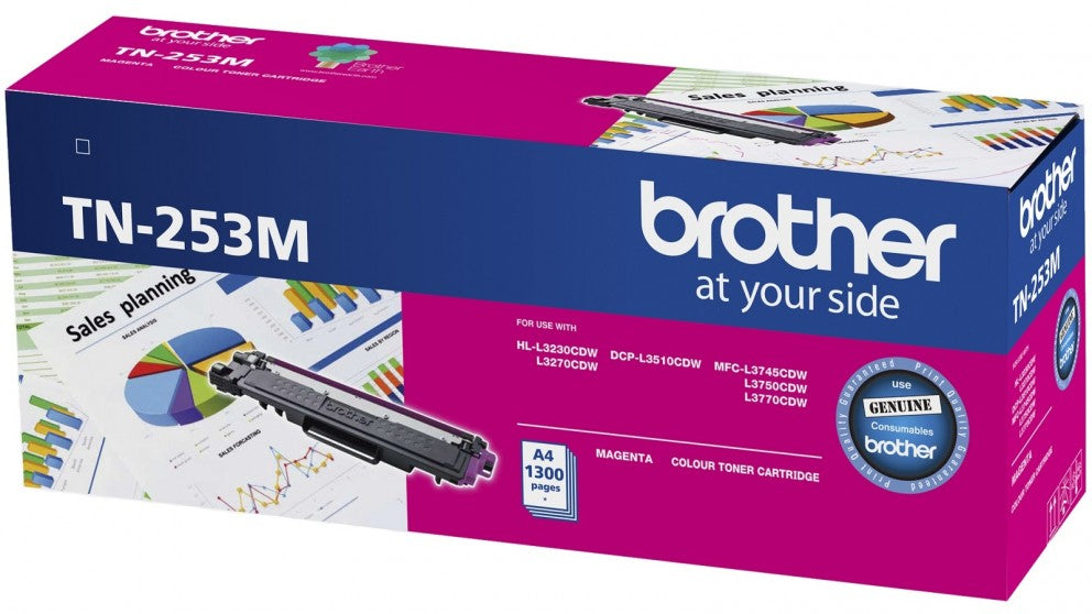 Brother TN-253M Magenta Toner Cartridge