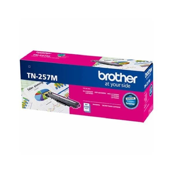 Brother TN-257M Magenta High Yield Toner Cartridge