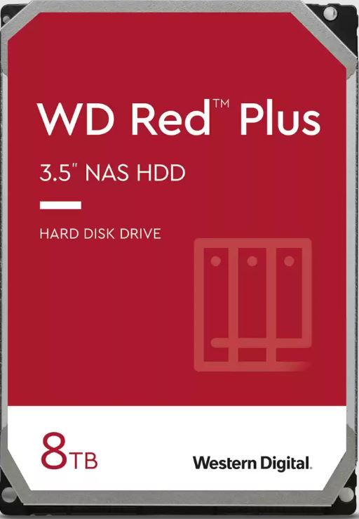 Western Digital WD Red Plus 8TB NAS Hard Drive