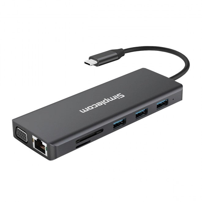 Simplecom CHN612 USB-C 12-in-1 Docking Station