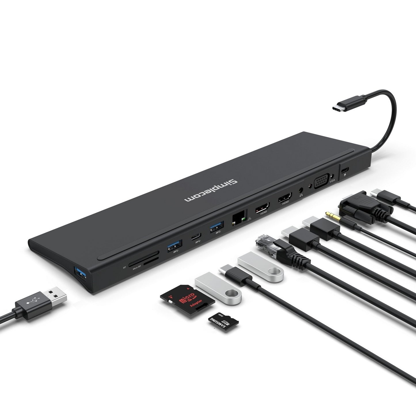 Simplecom CHN622 USB-C 12-in-1 Docking Station