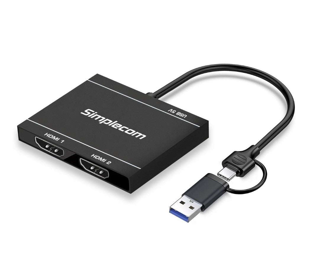 Simplecom DA327 USB 3.0 Dual HDMI Display Adapter
