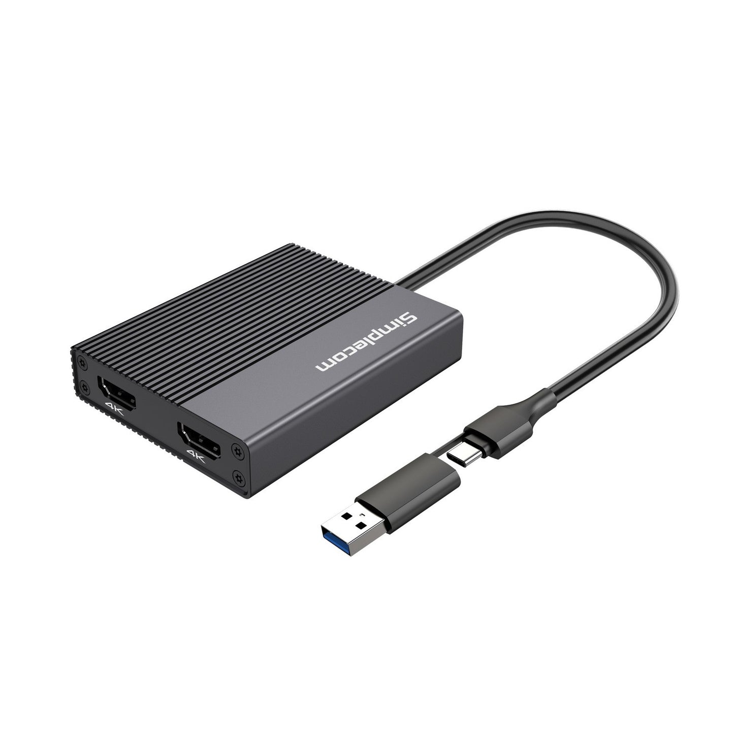 Simplecom DA369 Dual 4K HDMI USB Display Adapter