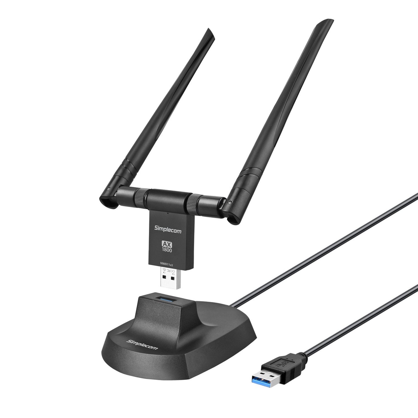 Simplecom NW811v2 AX1800 WiFi 6 USB Adapter