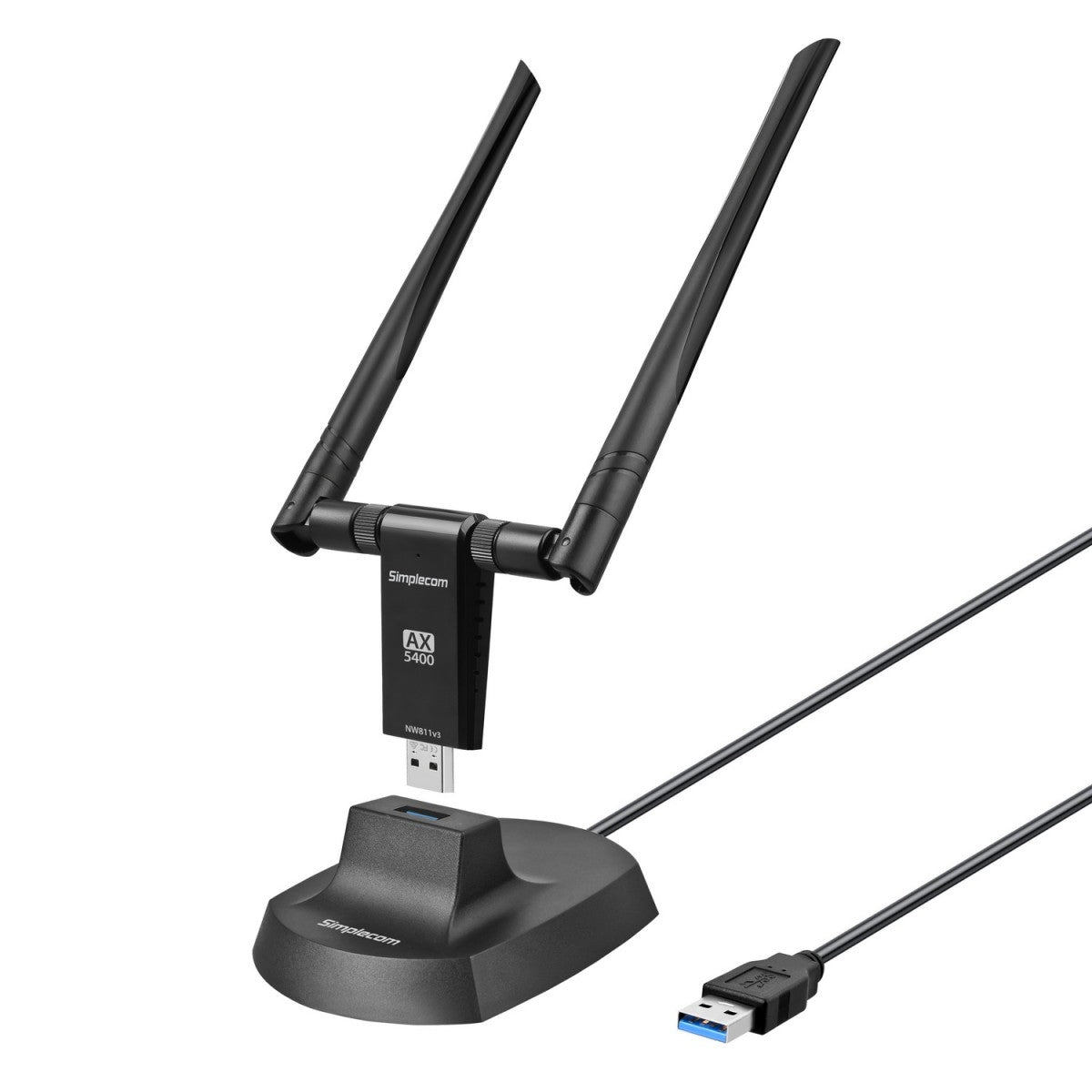 Simplecom NW811v3 AX5400 WiFi 6E USB Adapter
