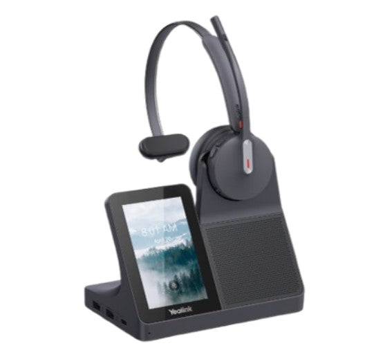 Yealink WH64 Mono DECT Wireless Headset with Workstation