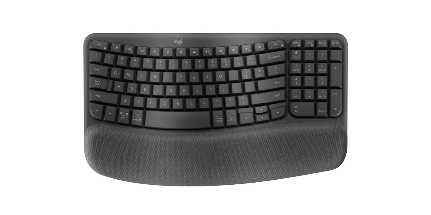 Logitech Wave Keys Wireless Ergonomic Keyboard