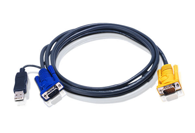 Aten 2L-5202UP KVM Cable 1.8m SPHD to VGA & USB