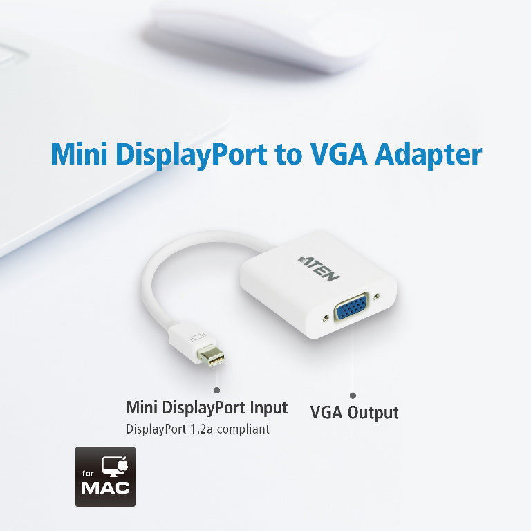 Aten VC920 Mini DisplayPort to VGA Adapter