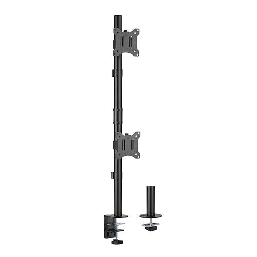 Brateck LDT57-C02V Vertical Pole Dual Monitor Mount