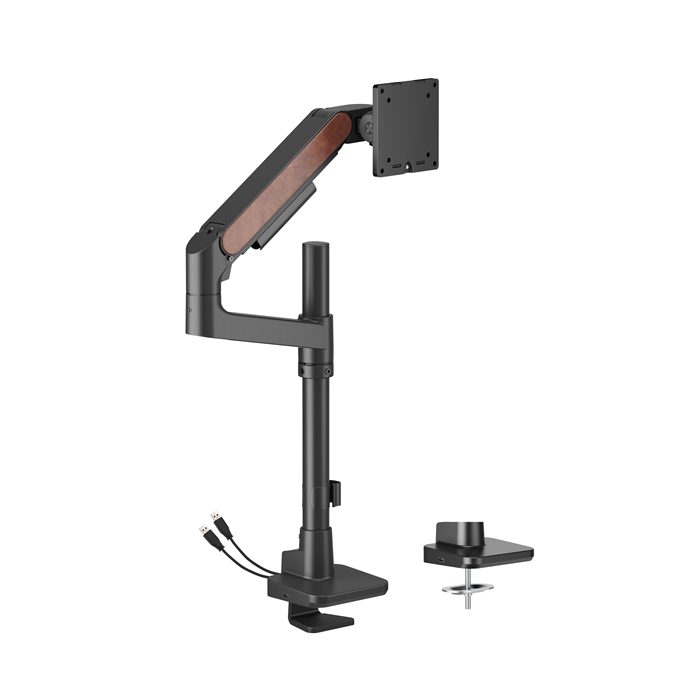 Brateck LDT81N-C012UCP Gas Spring Monitor Arm 17-49 inch