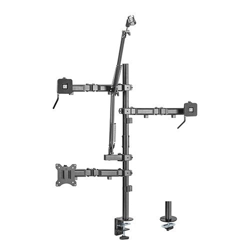 Brateck MDS10-1 Single-Monitor All-in-One Studio Mount