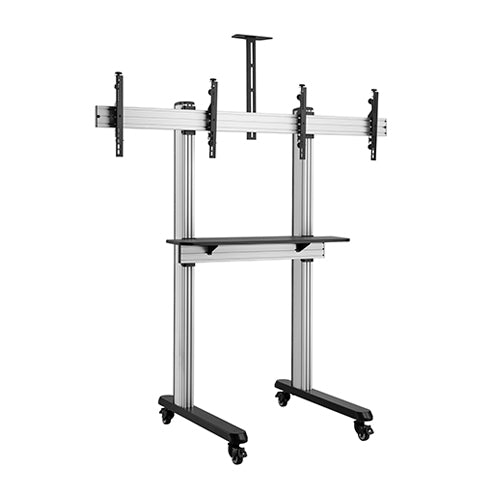 Brateck Dual Screen Video Conferencing TV Cart 45'-55'