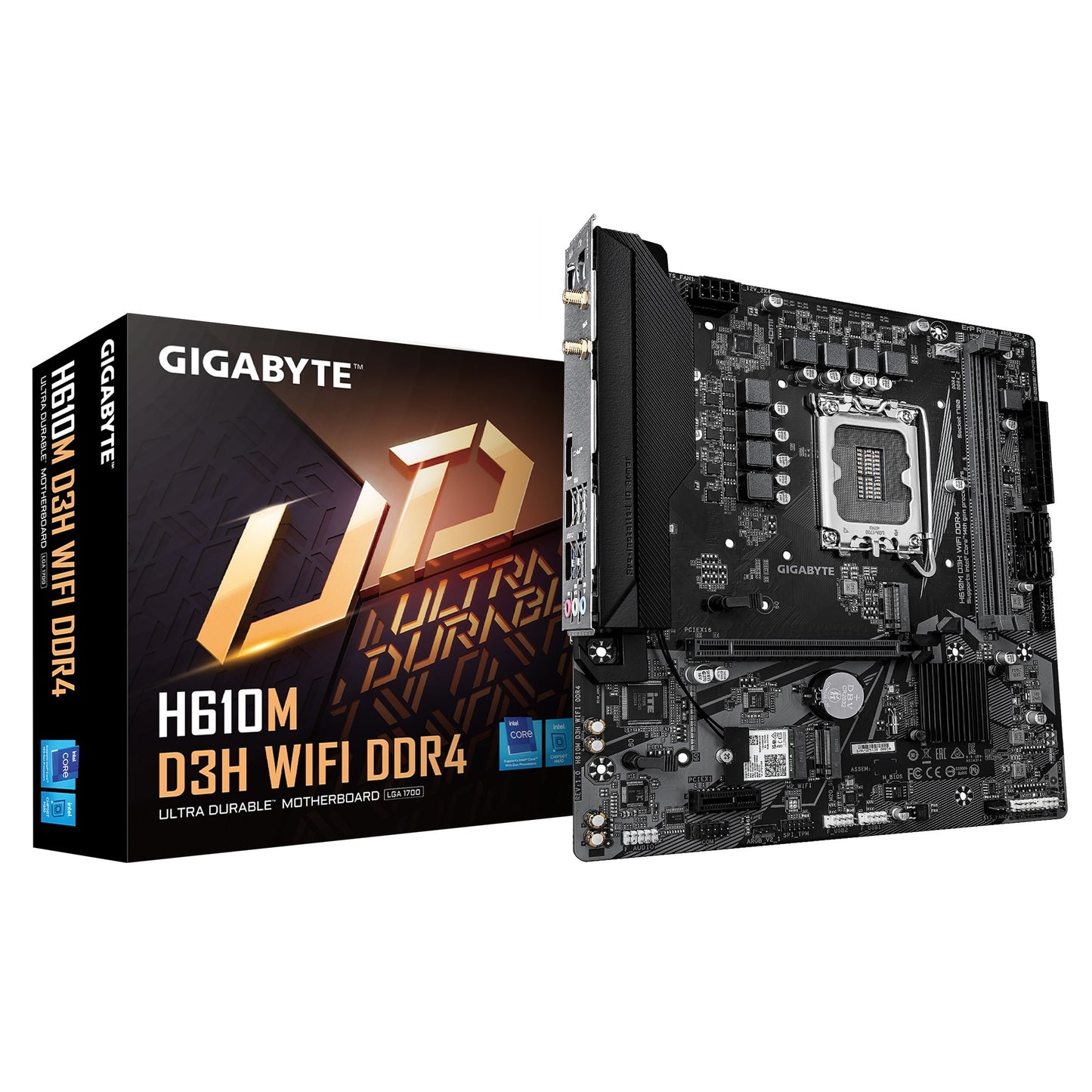 Gigabyte H610M D3H WIFI DDR4 Micro ATX Motherboard