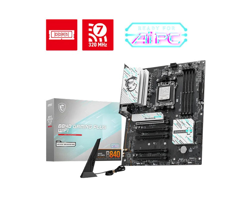 MSI B840 GAMING PLUS WIFI AM5 Motherboard