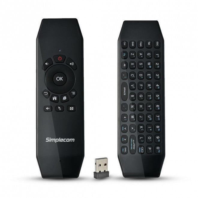 Simplecom RT150 2.4GHz Wireless Air Mouse Keyboard with IR Learning