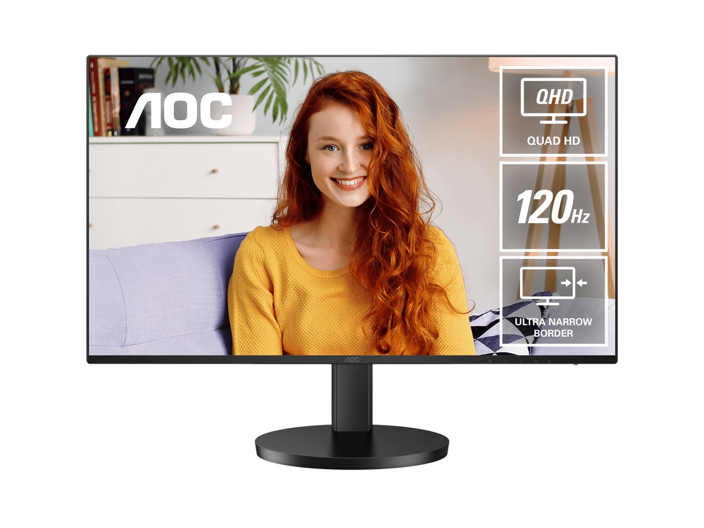 AOC Q27B3CF3 27-inch IPS Monitor 2560x1440 120Hz