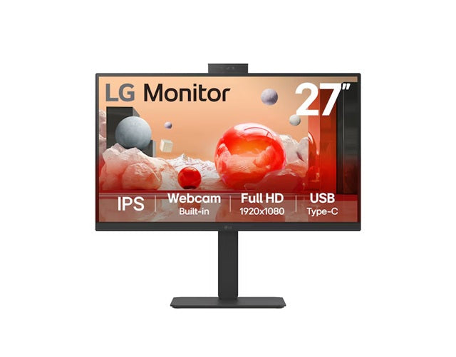 LG 27BA850-B 27' Full HD IPS Monitor with Webcam