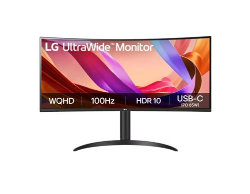LG 34BQ65VA-B 34" UltraWide Curved Monitor 3440x1440