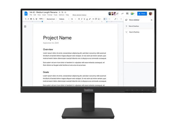 Lenovo ThinkVision S22-4E 21.5" FHD IPS Monitor