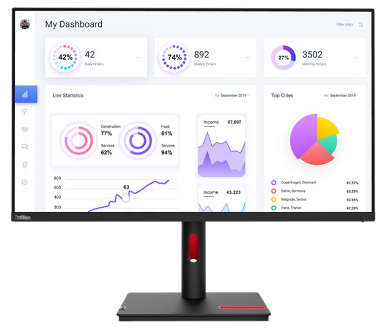 Lenovo ThinkVision T32p-30 32" 4K UHD Monitor