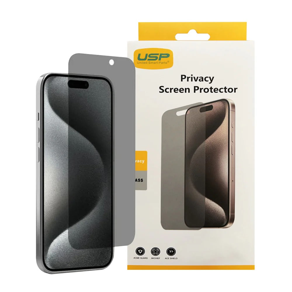 USP iPhone 16/15 Pro/15 (6.1") Privacy Screen Protector