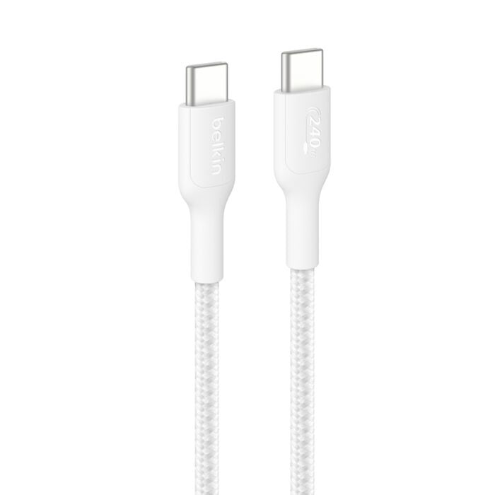 Belkin BoostCharge Pro Braided USB-C Cable 1M White